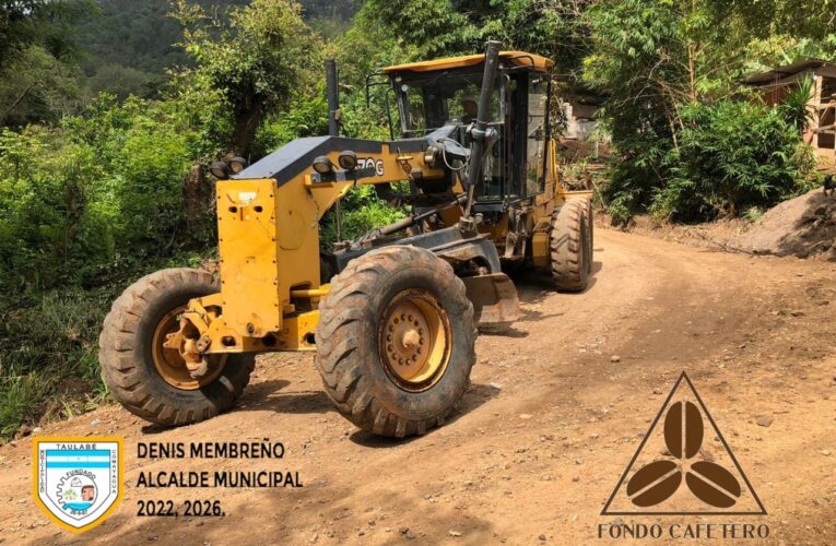 Alcaldía municipal de Taulabè y Fondo Cafetero Nacional realizan importante proyecto de mantenimiento de carreteras