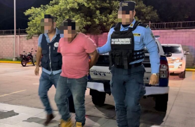 Por el delito de homicidio es capturado un individuo en Siguatepeque