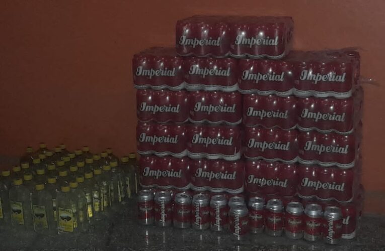 Más de 15 mil Lempiras en bebidas alcohólicas decomisan en Comayagua