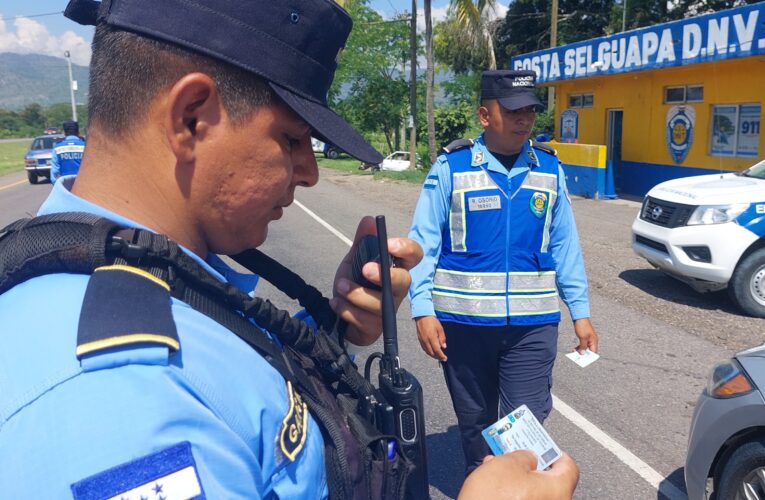 Se reporta reducción en las incidencias viales en Comayagua  durante  la semana morazánica