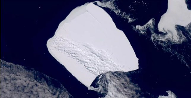 El colosal iceberg antártico más alto que el Empire State