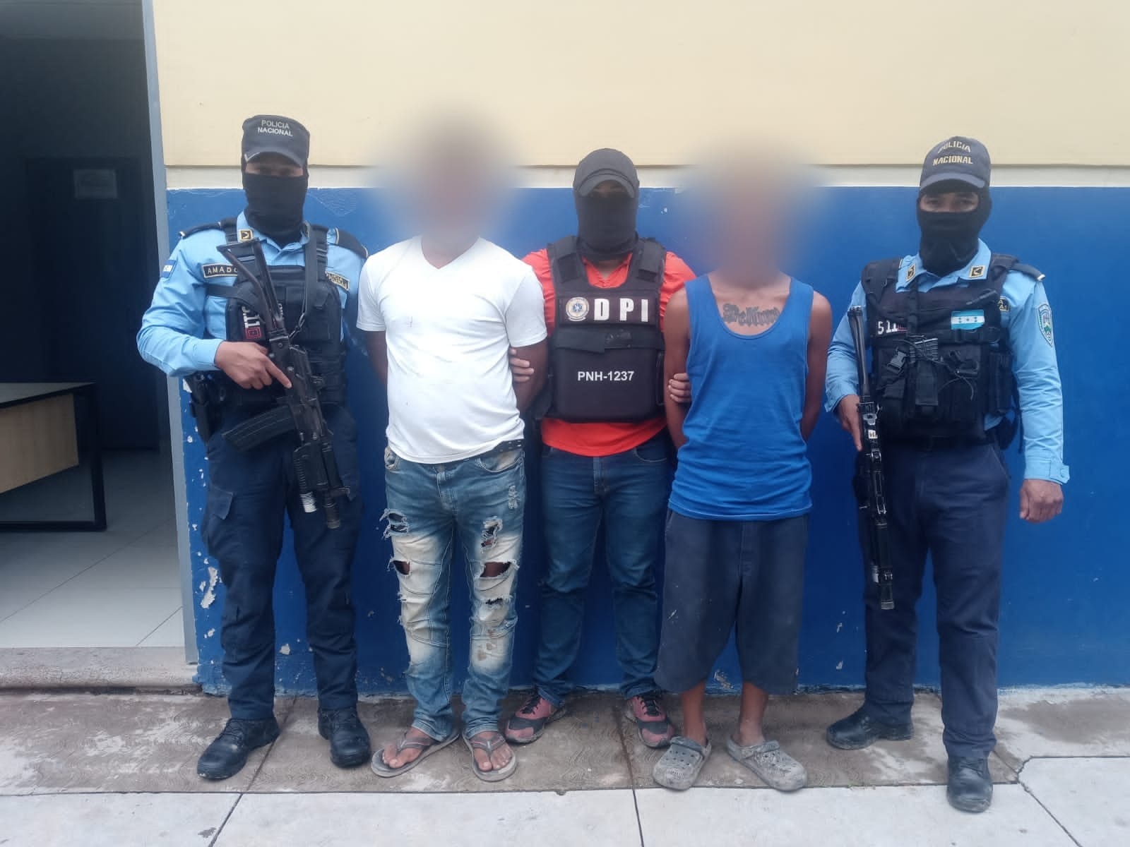 La DPI desarticula plaza de venta de droga de la MS 13 y captura a dos integrantes en Comayagua