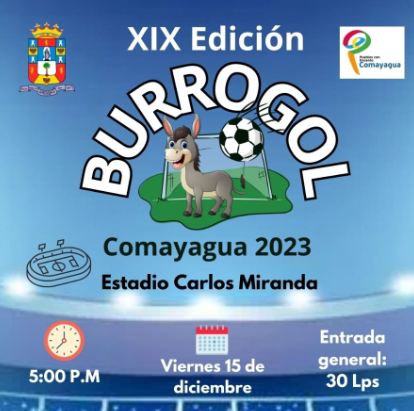 Tradicional Burrogol de Comayagua se realizará hoy viernes 15 de diciembre en el estadio Carlos Miranda