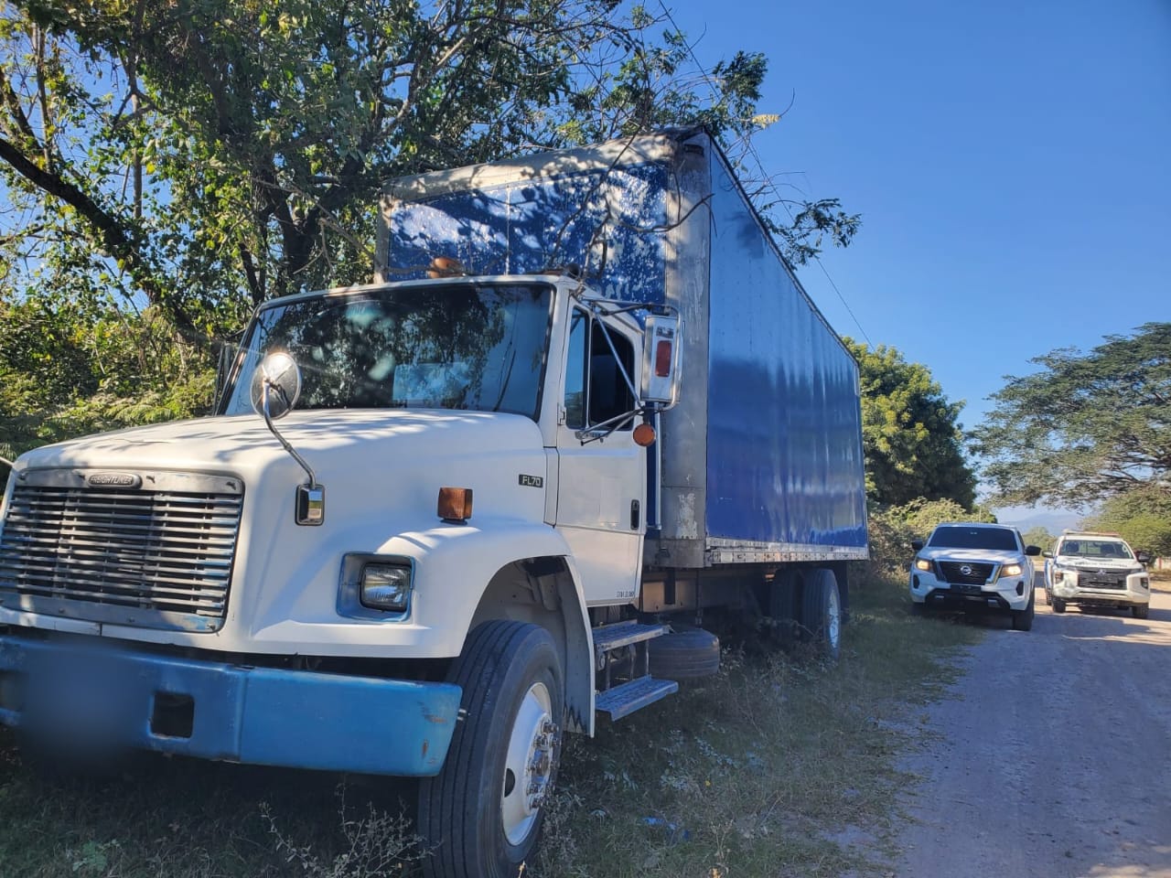 Recuperan un Vehículo tipo camión con reporte de robo en Comayagua