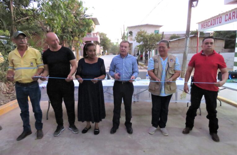 Alcaldía de Comayagua inaugura nuevos proyectos de pavimentación en la colonia 21 de Abril