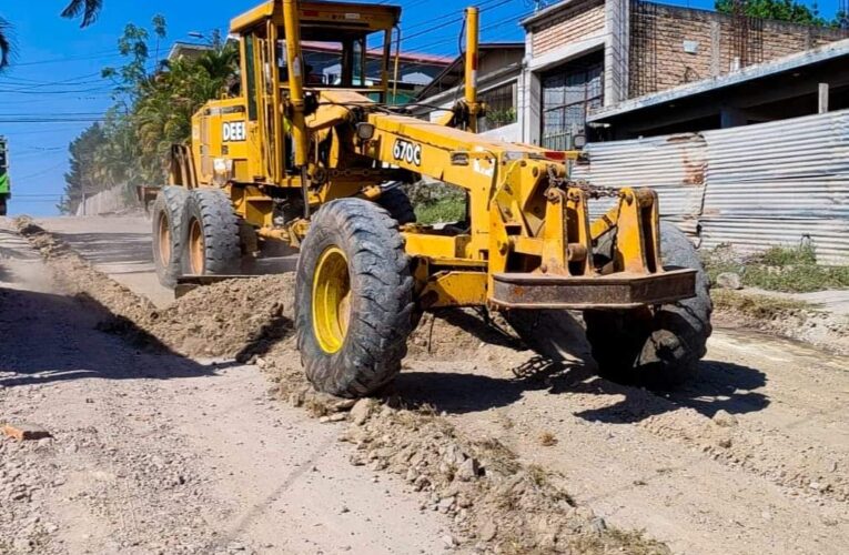 Inicio de Proyecto de Pavimentación en el Barrio El Parnaso de Siguatepeque