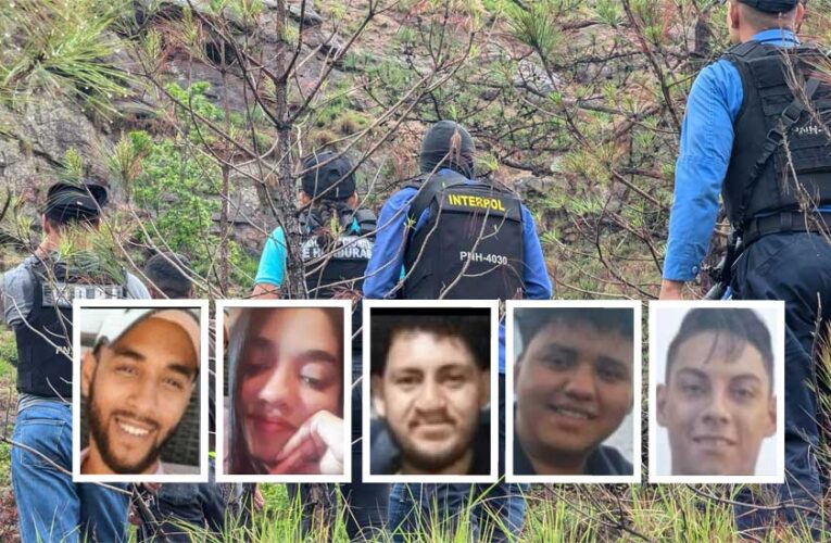 Medicina Forense identifica los cuatro cadáveres tras su hallazgo en una zona montañosa del municipio de Tatumbla