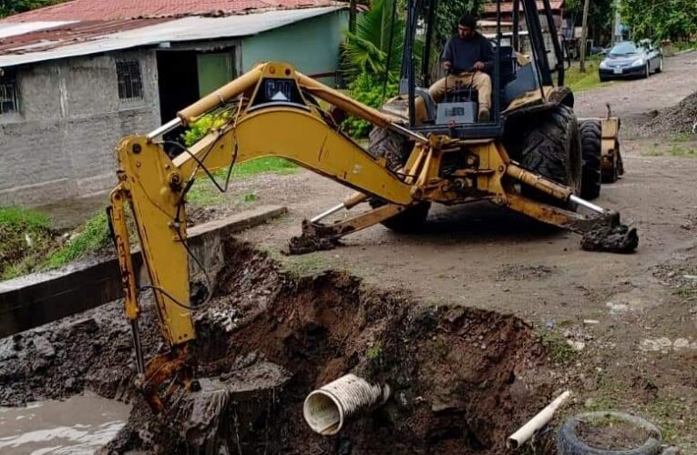 Seguridad Vial en acción: Construcción de Caja Puente en Barrio Macaruya