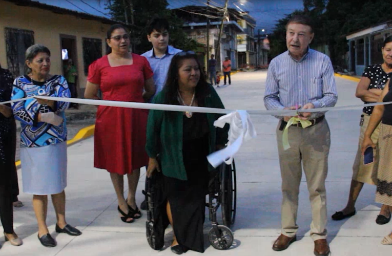 Alcaldía de Comayagua inaugura proyecto de pavimentación en el Barrio Arriba