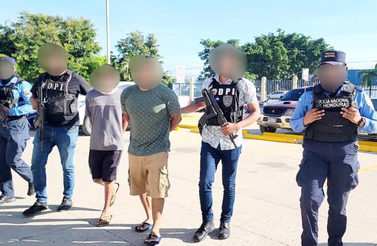 Policía Nacional captura a dos hombres por homicidio en Comayagua