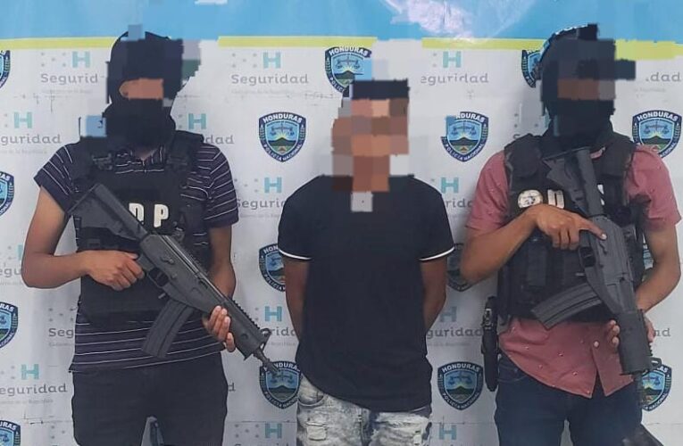 DPI captura a alias «Micaela» presunto integrante del GDO «Los Maicillos» por el delito de tráfico de drogas en El Progreso, Yoro
