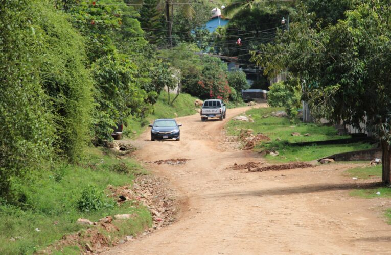 Alcaldía de Comayagua pavimentará calle  principal de la comunidad de El Volcán